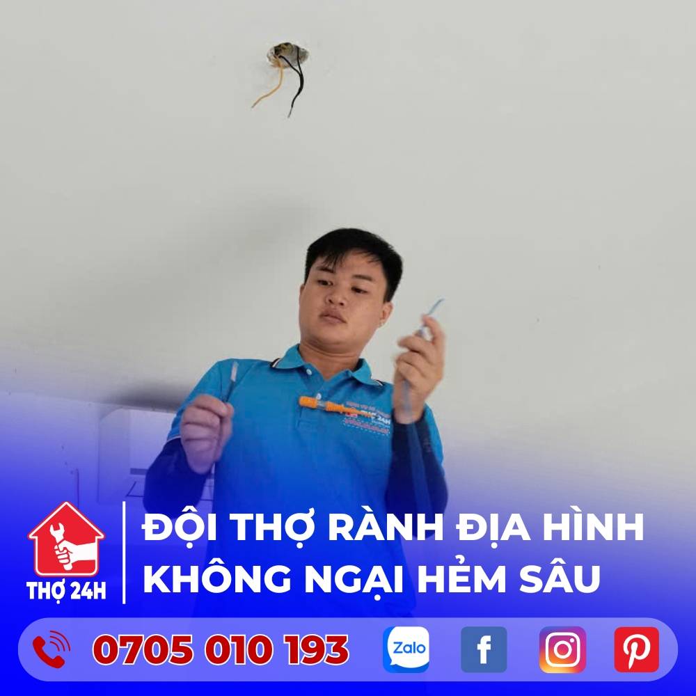 dịch vụ thợ sửa điện nước quận 8 nhanh chóng