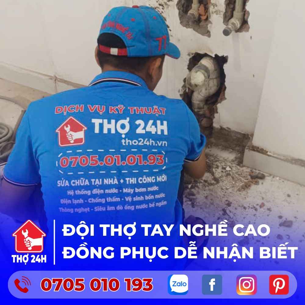 dịch vụ thợ sửa điện nước quận 9 tại nhà