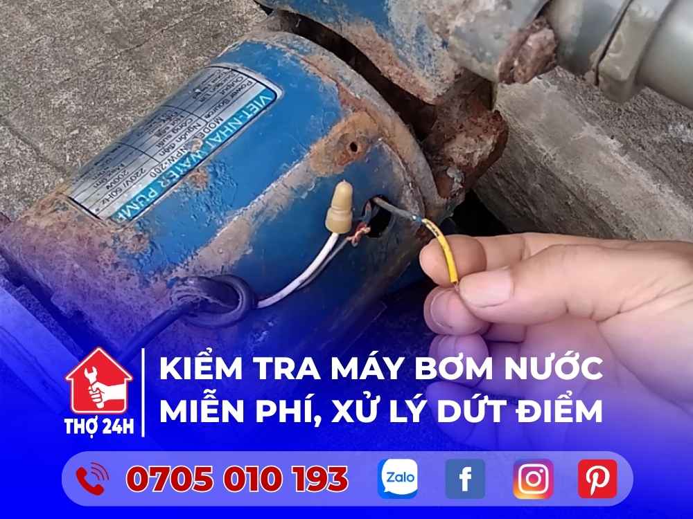 đội thợ sửa máy bơm nước tại quận 10 giá rẻ