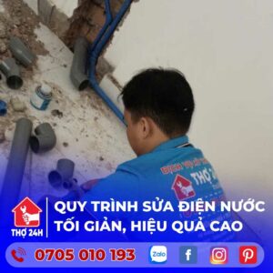 quy trình sửa chữa điện nước quận 11 tối giản hiệu quả cao