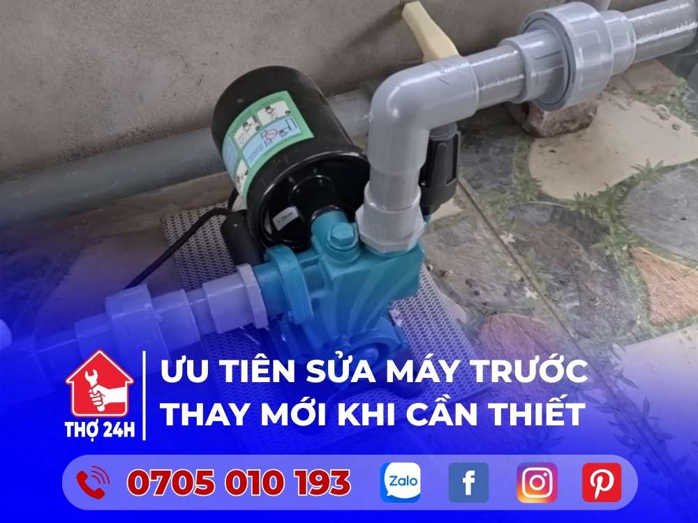 thợ sửa máy bơm nước quận tân phú chuyên nghiệp