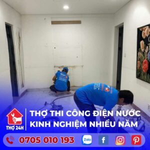Thợ 24h Quận 5 chuyên sửa điện nước với hơn 10 năm kinh nghiệm thực tế