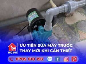 thợ sửa máy bơm nước quận tân phú chuyên nghiệp